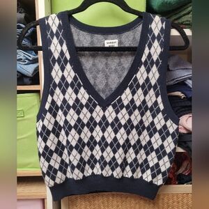 Sunday Best Argyle Quinn Knit Vest